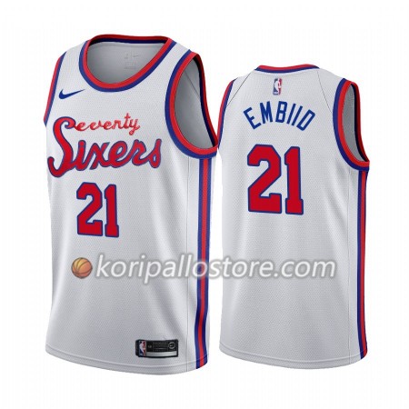 Philadelphia 76ers Joel Embiid 21 Nike 2019-2020 Classic Edition Miesten Pelipaidat Swingman 